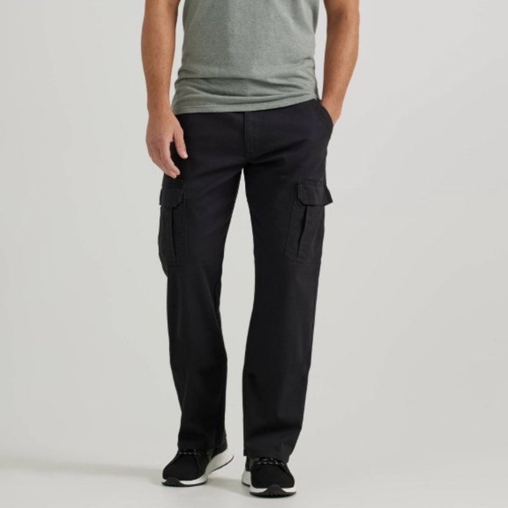 Wrangler Men's ATG Relaxed Cargo Pants Black 32’s & 34’s Heavyweight